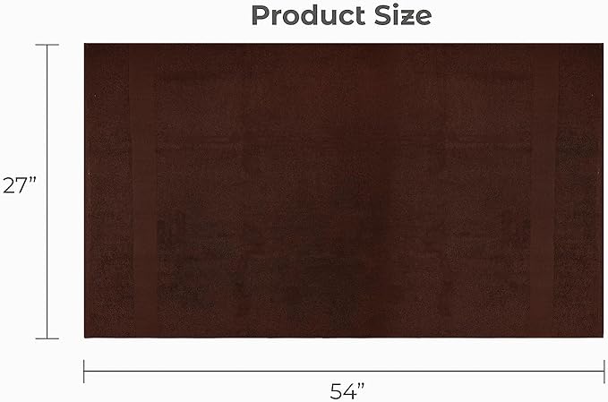 Softolle Luxury Bath Towels Set of 4 (27” x 54”) | Towels for Bathroom | Super Soft | Highly Absorbent Towels for Home, Spa, Gym (Brown)