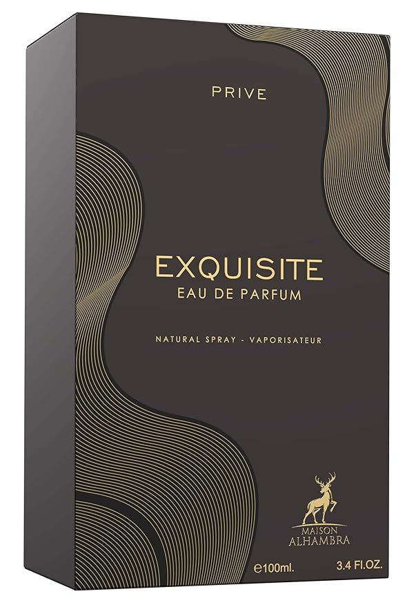 Maison Alhambra Exquisite for Unisex Eau de Parfum Spray, 3.4 Ounce / 100 ml