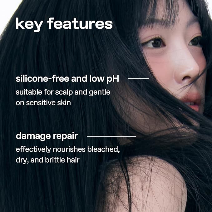 glow apple mango treatment hair mask | silicone‑free, non‑comedogenic formulation for scalp & hair | intensive moisture & smoothing for brittle | rich tropical apple‑mango scent | 8.45 fl oz