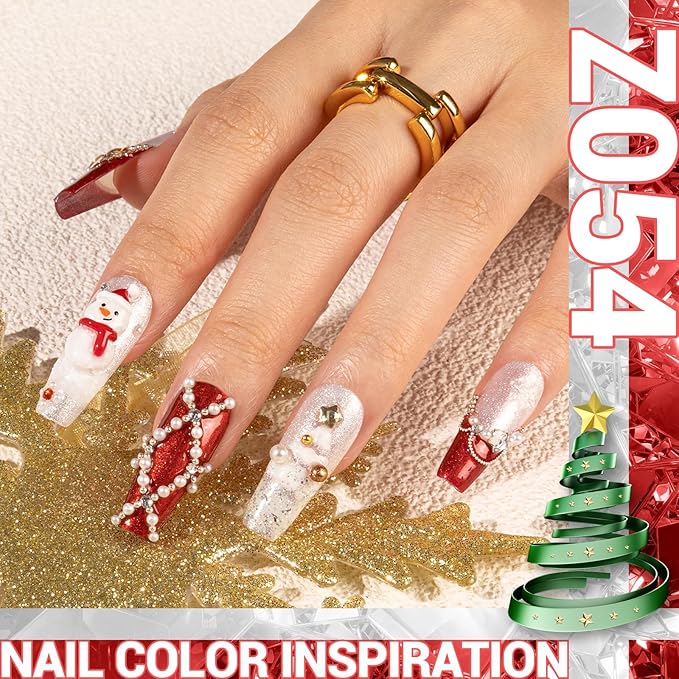 MelodySusie Thick White Glitter Gel Nail Polish,0.5fl oz Soak Off UV LED Sparkle Pure White Glitter Gel Polish Gift for Women Nail Art Manicure Salon DIY Nail Design Decoration at Home-z054
