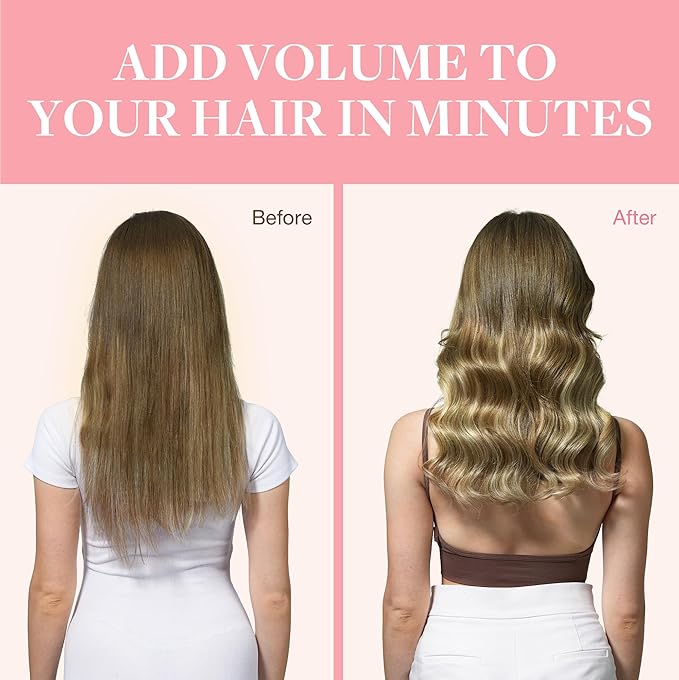GOO GOO Clip in Hair Extensions Real Human Hair, Remy Human Hair Extensions Clip ins for Women, Natural Human Hair, 22inch 120g 7Pcs, 3/8/613 Balayage Walnut Brown to Ash Brown and Bleach Blonde