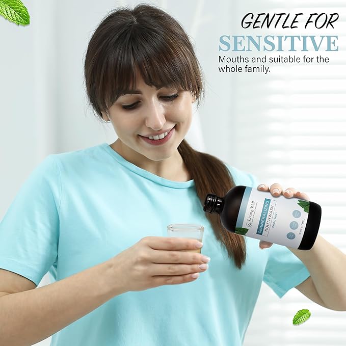 Remineralizing Oral Care Bundle – Mint Toothpaste + Alcohol-Free Mint Mouthwash | Hydroxyapatite & Colloidal Silver | Fluoride-Free, Dentist-Developed | Supports Enamel, Gum Health & Oral Microbiome