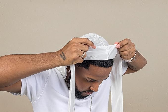 ForceWave Silky Durag for Men Wave Cap Satin Dorag for Men Women 360 Wave