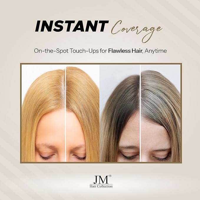 Root Cover Up – Blonde Temporary Hair Color Powder for Gray Root Concealing & Touch-Up – Water-Resistant, Easy-Blend Compact for All Hair Types