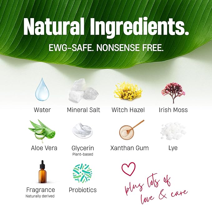 Bali Secrets Natural Deodorant for Women & Men. Nonsense Free. Clean Formula for Sensitive Skin. Strong & Reliable Odor Protection. No Synthetic Aluminum. Organic & Vegan [THE SMOOTH]
