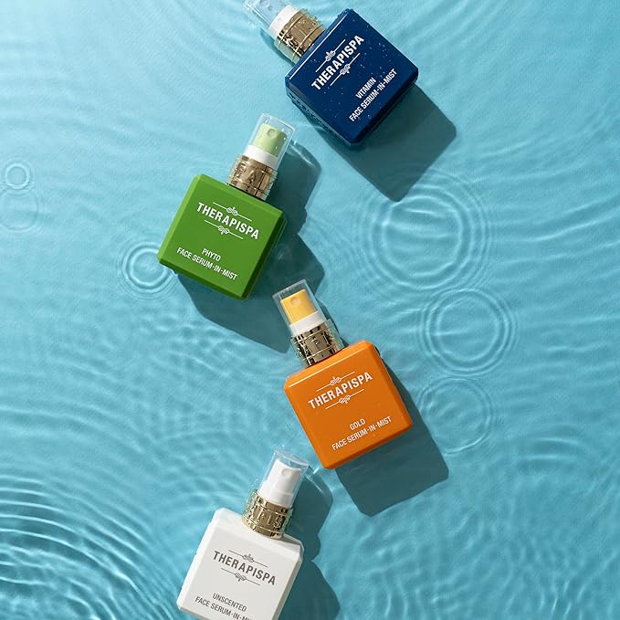 THERAPISPA Face Serum-In-Mist – Refreshing Face Mist & Spray Serum with Niacinamide, Panthenol & Hyaluronic Acid for Hydration, Balance & Skin Vitality (Phyto, 2.0 fl oz)