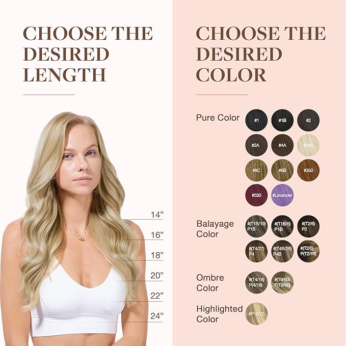 GOO GOO Clip in Hair Extensions Real Human Hair, Remy Human Hair Extensions Clip ins for Women, Natural Human Hair, 20inch 120g 7Pcs, 8A/22 Medium Brown Highlighted Golden Blonde
