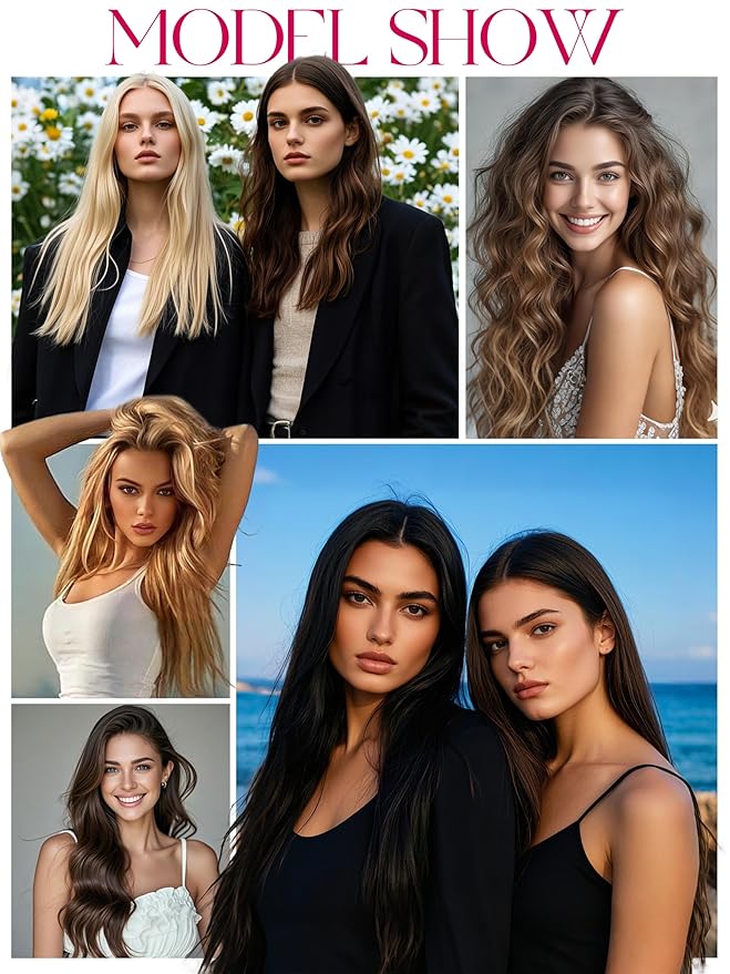 Lacer 20 Inch Butterfly Weft Hair Extensions Human Hair Jet Black Double Weft Pu OVO Human Hair 100G Glueless Micro Beads Invisible Hair Extensions 1 Pcs 31.5"