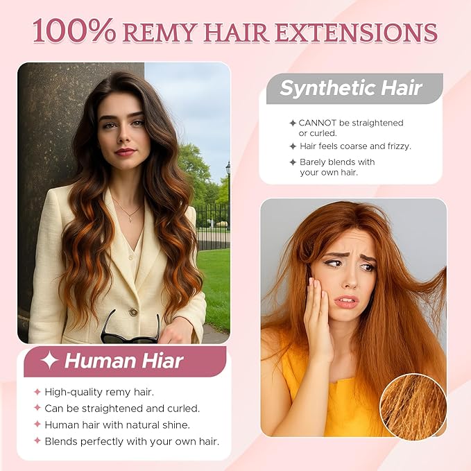 Clip in Hair Extensions Real Human Hair for Women, 12 Inch 33g 6pcs, Jet Black, Straight - Highlight, Add Volume and Length for Daily Wear, Parties, Weddings