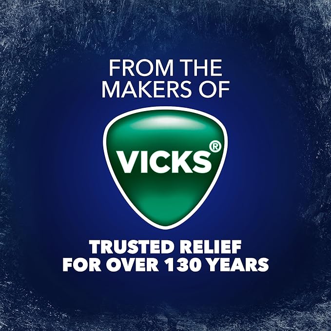 Vicks VapoCool Severe Sore Throat Drops, Max Strength Menthol, Soothes Sore Throat Pain, Winterfrost Flavor, 225ct (5-pack of 45ct)