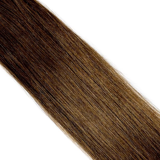 Brow Extension Hair – 100% Virgin Remy Human Hair – For Eyebrow Extensions – Natural-Looking, Soft Finish – Lasts Up to 6 Weeks – For Up to 8 Clients (Light Brown)