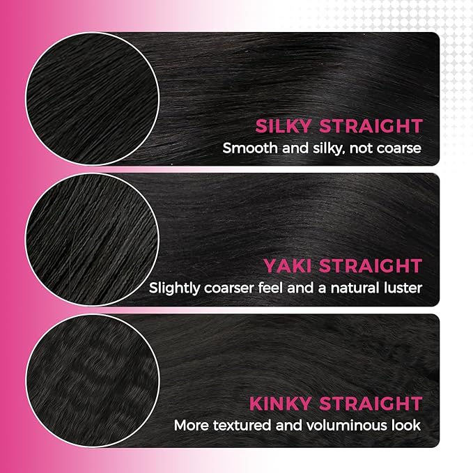 Lashey Invisi Edge Clip in Hair Extensions, 7pcs 110g 16 Inch Natural Black Seamless Clip in Hair Extensions Human Hair Silky Straight Real Remy Human Hair