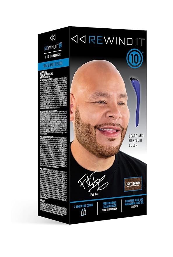 Light Brown Beard and Mustache Color