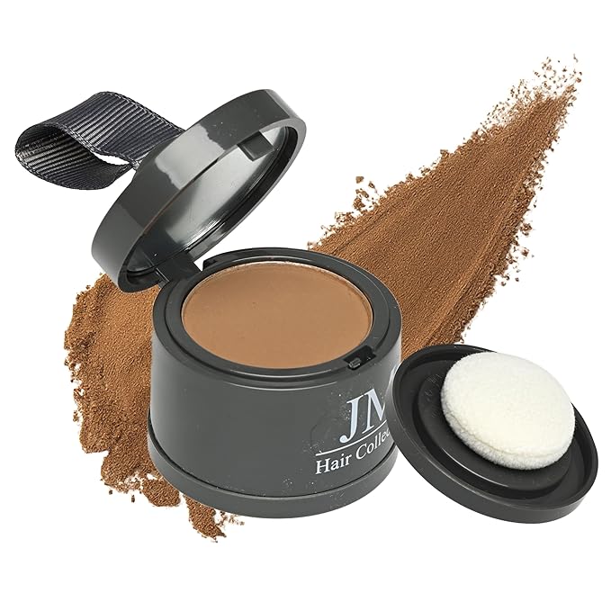 Root Cover Up – Light Brown Temporary Hair Color Powder for Gray Root Concealing & Touch-Up – Water-Resistant, Easy-Blend Compact for All Hair Types