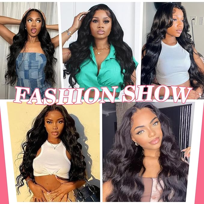 13x4 Lace Frontal Closure Body Wave Human Hair Ear to Ear HD Lace Frontal Closure Free Part Brazilian Body Wave Hair Extensions 150% Density Human Hair Pre Plucked with Baby Hair 12 Inch