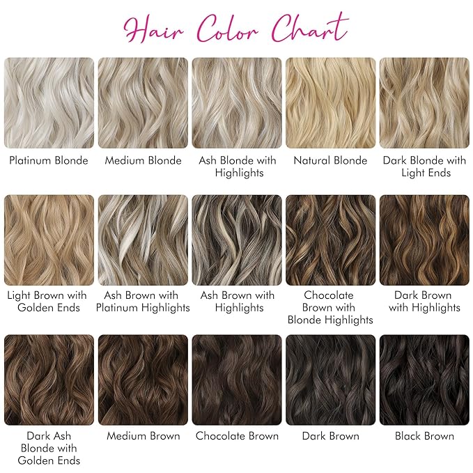 REECHO Clip in Hair Extensions, 4PCS Blonde Hair Extensions 24" Thick Long Beach Waves hair extensions HE003 Invisible Lace Weft Natural Soft Hairpieces for Women – Platinum Blonde