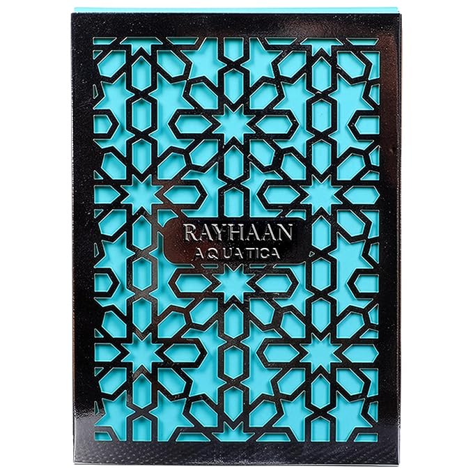 Rayhaan Aquatica – Fresh, Marine, Citrus, Clean – Eau de Parfum-Long-Lasting Fragrance for Men, 3.4 Ounce / 100 ml