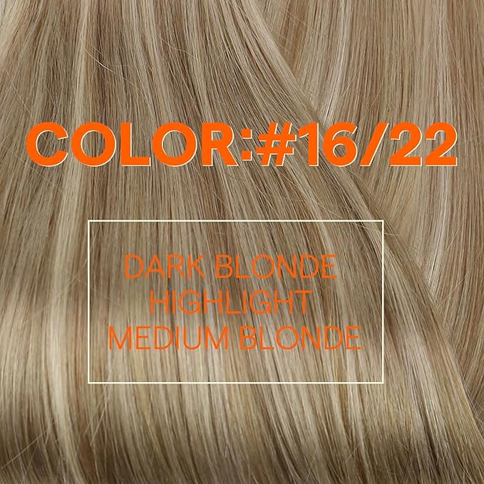 Full Shine Blonde Weft Hair Extensions Straight Human Hair Weft Extensions Invisible Sew In Hair Extensions Color Dark Blonde Mix Platinum Blonde Human Hair Bundles80G 12 Inch