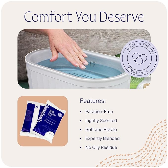 Therabath Paraffin Wax Refill - Thermotherapy - For Hands, Feet, Body - Deeply Hydrates & Protects - Made in USA, 6 lb. Wintergreen