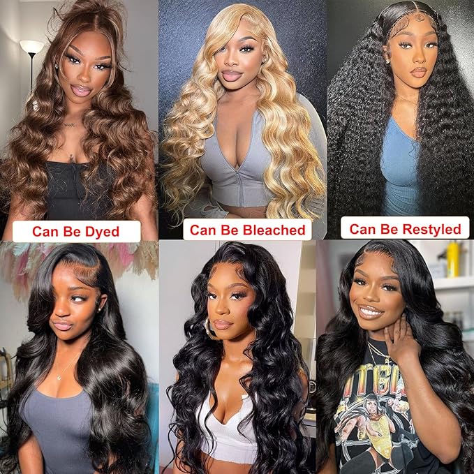Human Hair Bundles Body Wave Bundles Human Hair 18 20 22 Inch 12A Grade Unprocessed Brazilian Virgin Hair Body Wave 3 Bundles Human Hair Extensions for Black Women Natural Color