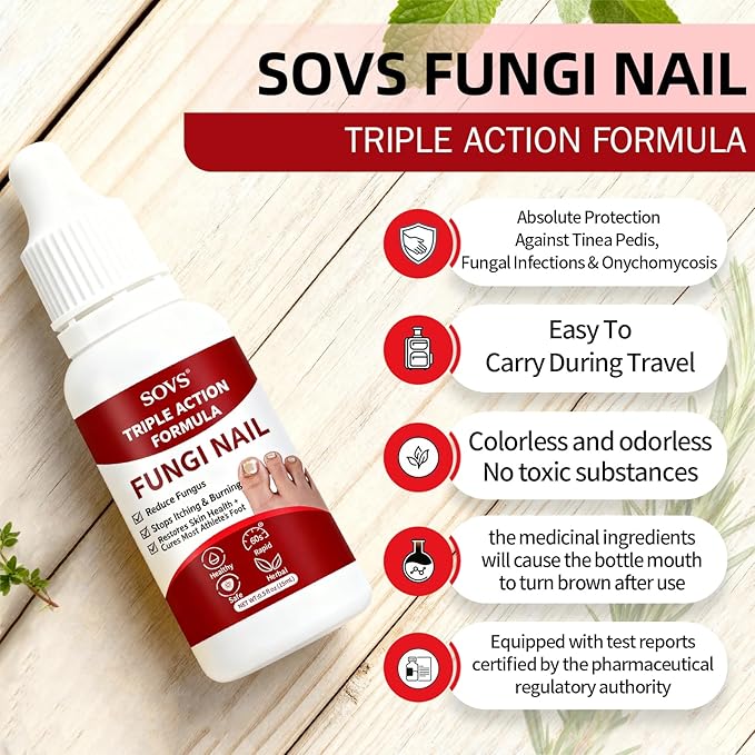 Toenail Treatment,Gentle Formula, Effectively Improves Nails for a More Beautiful Appearance (1Pcs, 1 oz)