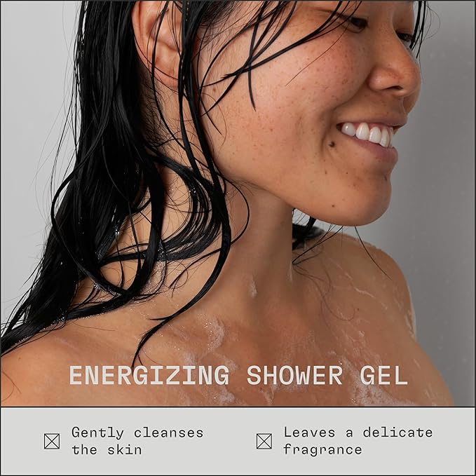 cleanjourney Body Wash, EWG Verified Shower Gel with Niacinamide and Glycerin, Clean Ingredients, Vegan, Energizing, Citrus Zing, 12 Fl Oz