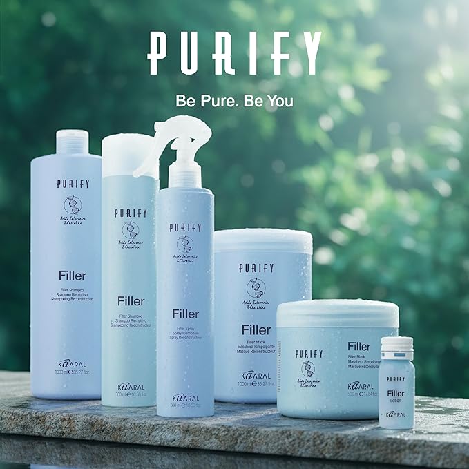 Kaaral Purify Filler Hair Mask - Deep Conditioning and Moisturizing Treatment for Dry, Damaged or Color Treated Hair - Hydrating and Nourishing Formula for All Hair Types - 500ml