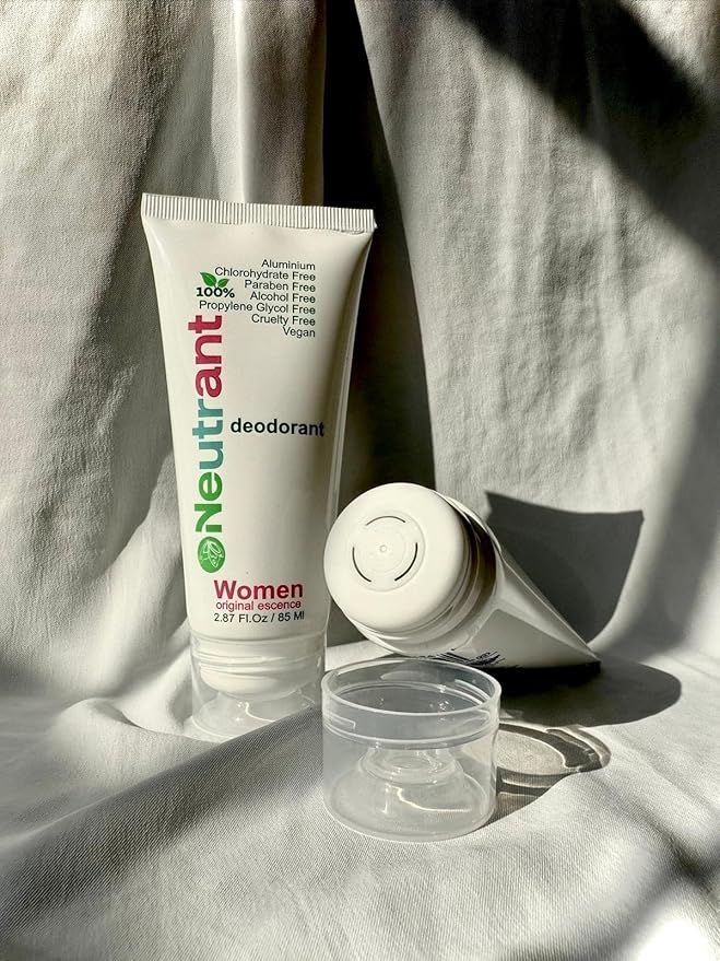 Natural Mineral Alum Deodorant, Chemical-Free, Moisturizing Skin Care Formula for Women