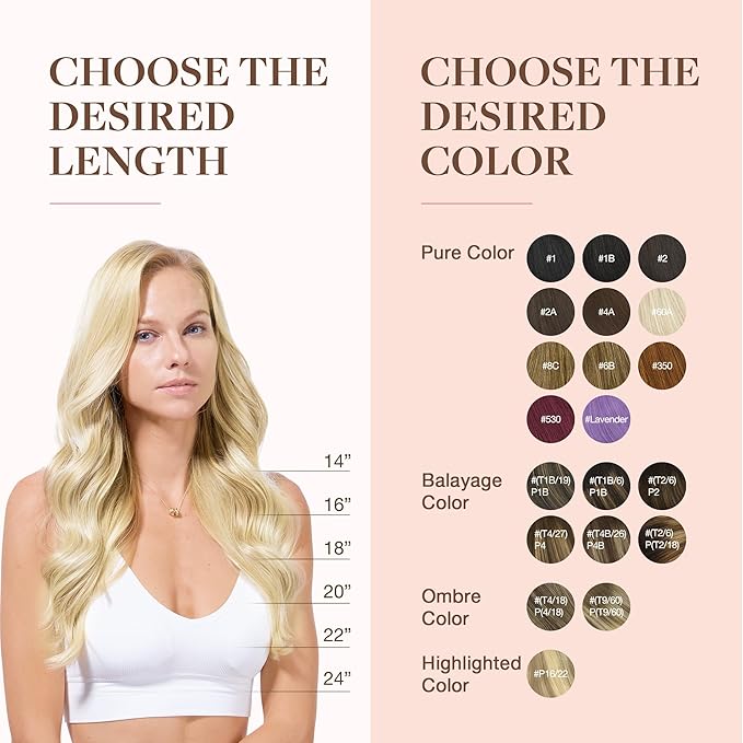 GOO GOO Clip in Hair Extensions Real Human Hair, Remy Human Hair Extensions Clip ins for Women, Natural Human Hair, 18inch 120g 7Pcs, #O7/60F