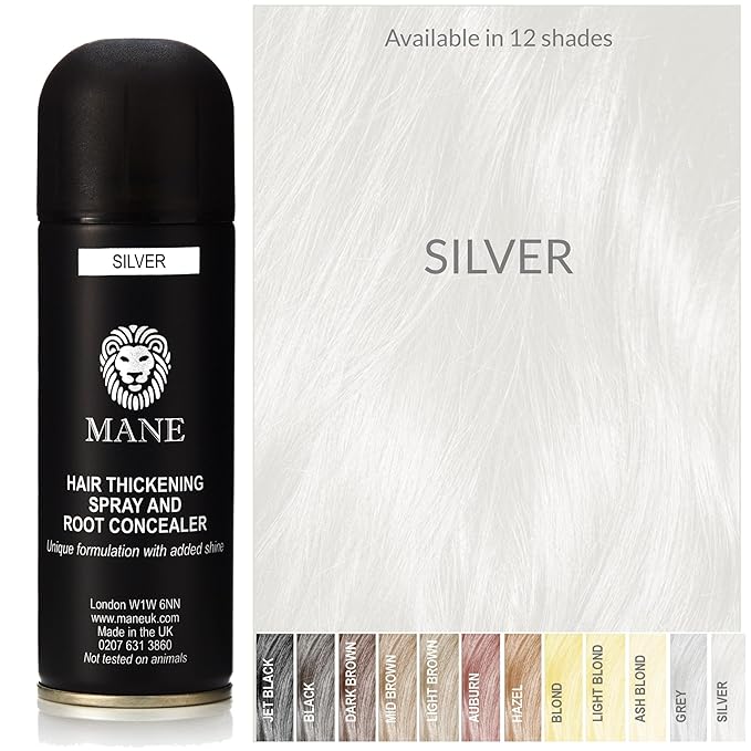 MANE Hair Thickening Spray Duo Pack 6.76 fl oz (Silver)