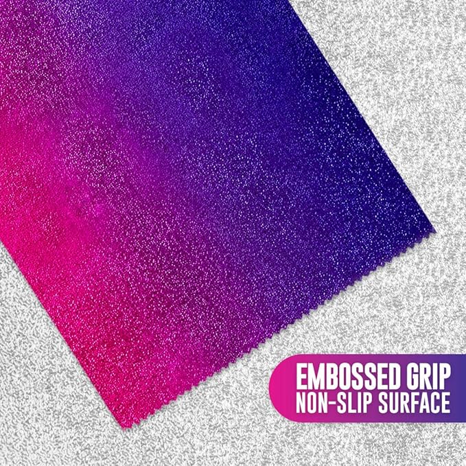 Colortrak Pink/Purple Gradient Pop-up Foil w/Dispenser (400 Count), Pre-cut Sheets, Non-Slip Embossed Texture, 5" x 10.75" Sheets for Hair Foil Coloring and Highlighting Sheet Applications