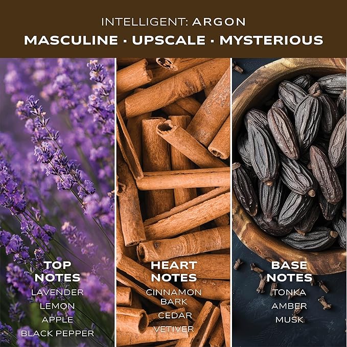 Intelligent Peak Season Fragrance Bundle - Neon (Spring) H2O (Summer) Argon (Fall) Gold (Winter) | Extrait de Parfum for Men | Each 3.4 Fl Oz (100 mL)