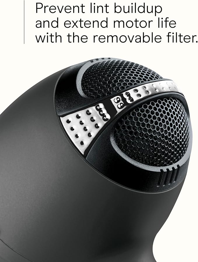Infiniti PRO CONAIR Hair Dryer with Diffuser, Professional AC Motor, Tourmaline Ceramic Technology Blow Dryer, Includes Concentrator and Blowout Brush, Amazon Exclusive, Gray