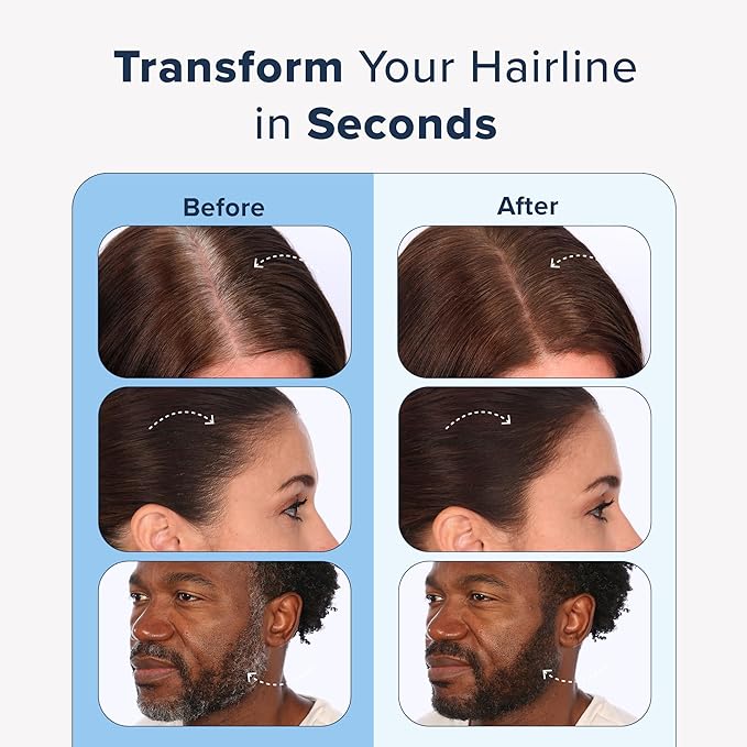 TRUHAIR Color & Conceal Waterproof Root Touch Up - Hair Cover Up for Gray Coverage and Hairline Filling - 11 Colors Available (Blonde)