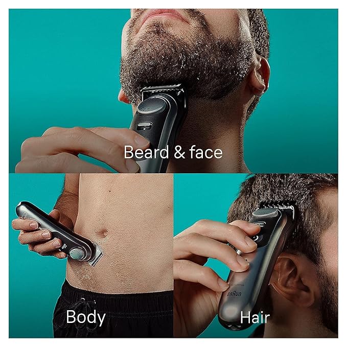 Braun Series 9 All-in-One Multi Grooming Kit for Men, 13-in-1 Beard Trimmer, Body Groomer, Hair Clipper and Manscaping for Face & Body, Holiday Gifts for Men, 9440