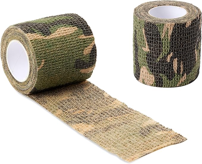 Sensi Wrap Grip Cover Sports Self Bandage Rolls 2-inch x 5-Yards 24pcs (Jungle Camo)