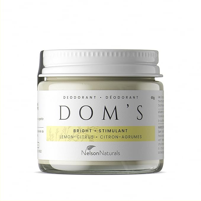 Nelson Naturals Bright Lemon Citrus Deodorant 68g