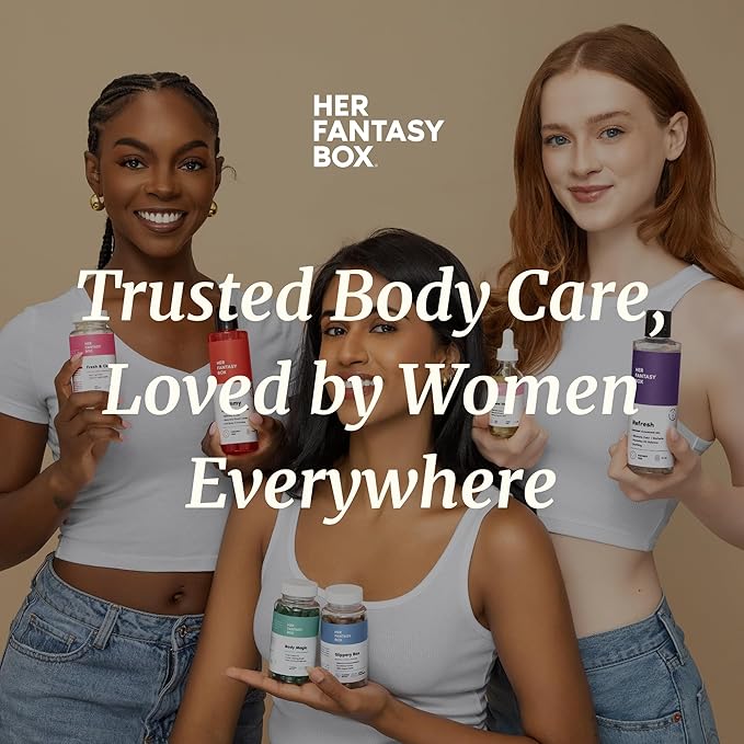Her Fantasy Box | Everywhere Deodorant | with Probiotics - Berry Scent | Aluminum-Free, Naturally Absorbs Moisture | Fights Odor & Bacteria | Skin-Improving Formula