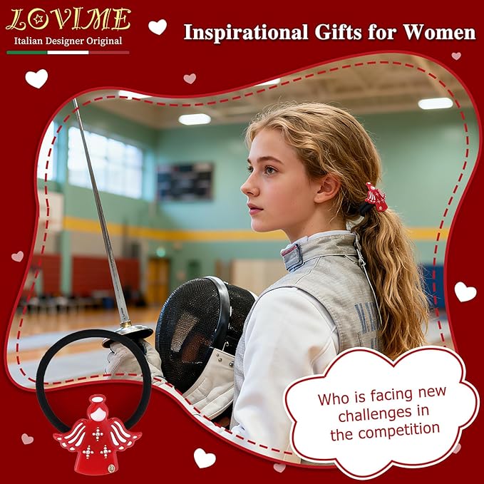 Get Well Soon Gifts for Women After Surgery Recovery for Women, "Guardian Angel" Hair Ties Thinking of You Cancer Care Gifts for Sick Friends Feel Better Encouragement Comfort with Gift Box