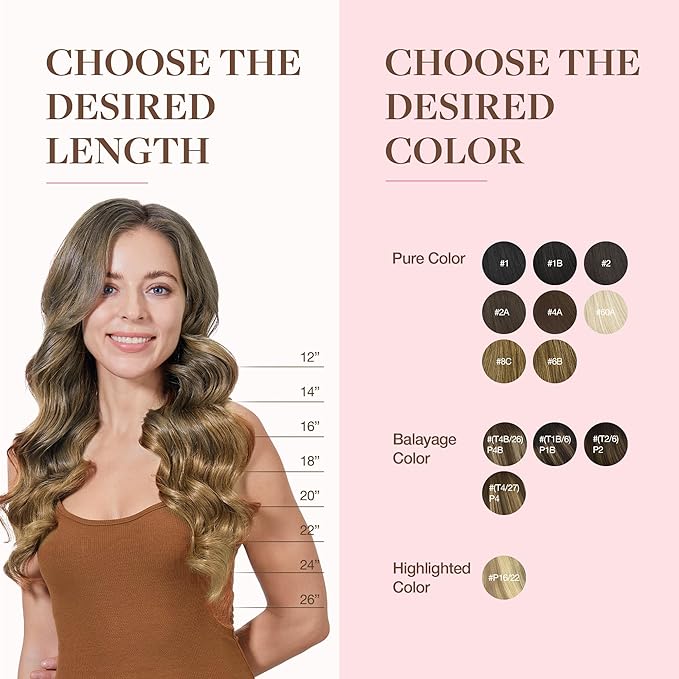 GOO GOO Clip in Hair Extensions Real Human Hair, Remy Human Hair Extensions Clip ins for Women, Natural Human Hair, 16inch 150g 9Pcs, 7 Bronde