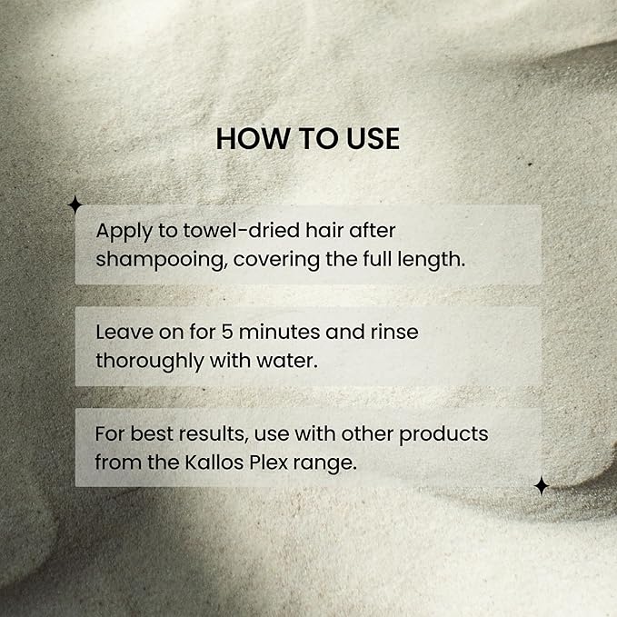 Kallos Plex Bond Builder Hair Mask with Plant Protein and Peptide Complex 275 ml – 9.29 Fl Oz
