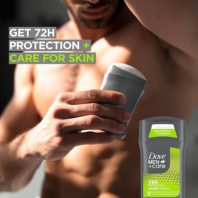 DOVE MEN + CARE Antiperspirant 3 Pack Sportcare Fresh Deodorant for Men 2.7 oz