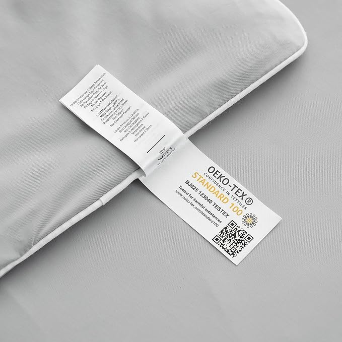 Cozy Bliss Cooling Comforter Queen Size, Cooling Blankets for Hot Sleepers and Night Sweats, Gray Summer Comforter for Queen Size Bed, Breathable Soft Lightweight Silk Smooth