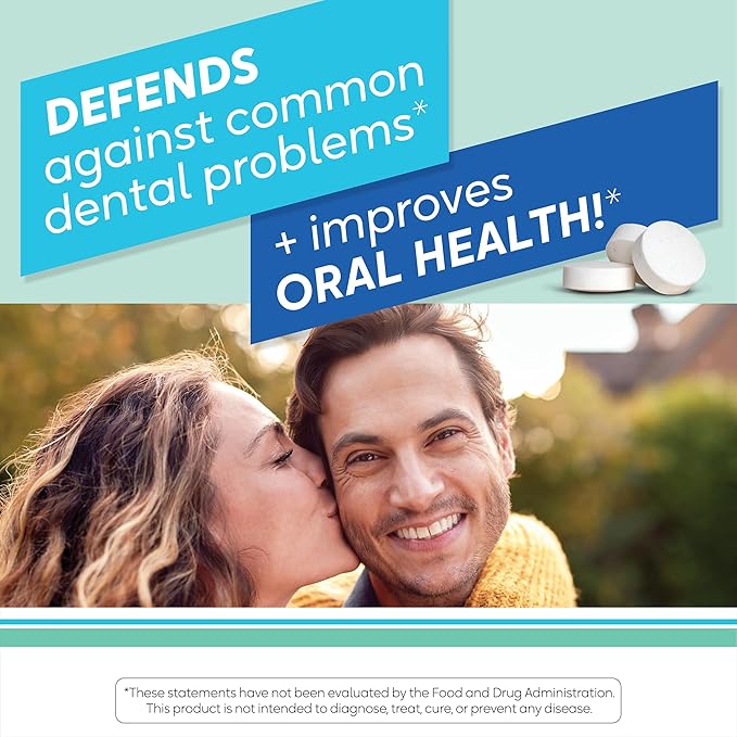 BioGaia Prodentis | Oral Probiotics | Promotes Healthy Gums & Teeth | Defends Against Bad Breath & Dental Problems | Improves Oral Health | Apple Flavored | 30 Dental Probiotic Lozenges