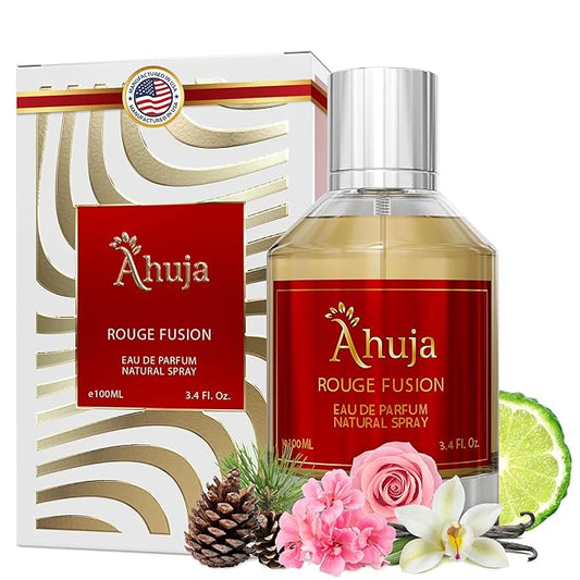 AHUJA Rouge Fusion Unisex Eau De Parfum 3.4 fl oz