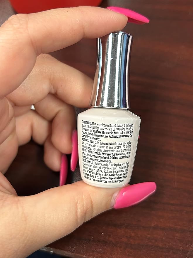 RC Red Carpet Manicure Fortify & Protect Light Purple Crème Gel Polish for Strong, Healthy Nails - Infused with Vitamin A & Biotin - (Blockbuster Babe) Led Nail Gel Color, 0.3 Fl Oz