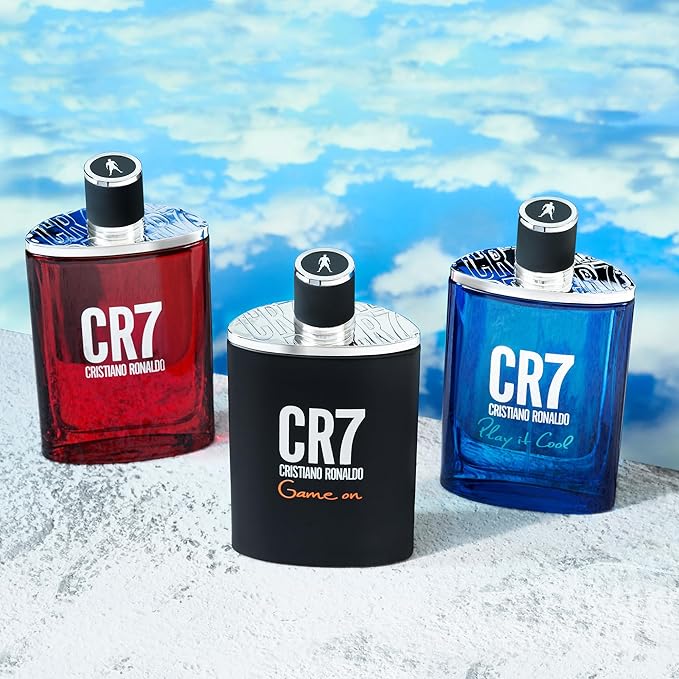 Cristiano Ronaldo CR7 Play It Cool - Blends Bright Citruses And Aromatic Fougere Notes - Fresh, Invigorating And Sensual - Light Enough For Everyday Wear - Masculine Fragrance - 1.7 Oz EDT Spray