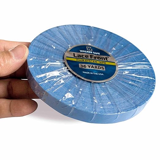 Lace Front Support Wig Tape Double Sided Waterproof Super Hold Adhesive for Wig Hair Extension Hair Pieces Lace Wigs Men's Toupee Beards Made in The USA Safe and Easy to Use (1/2" x 36 yds)