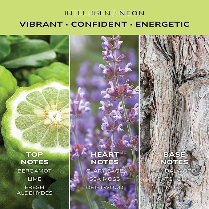 Intelligent Peak Season Fragrance Bundle - Neon (Spring) H2O (Summer) Argon (Fall) Gold (Winter) | Extrait de Parfum for Men | Each 3.4 Fl Oz (100 mL)