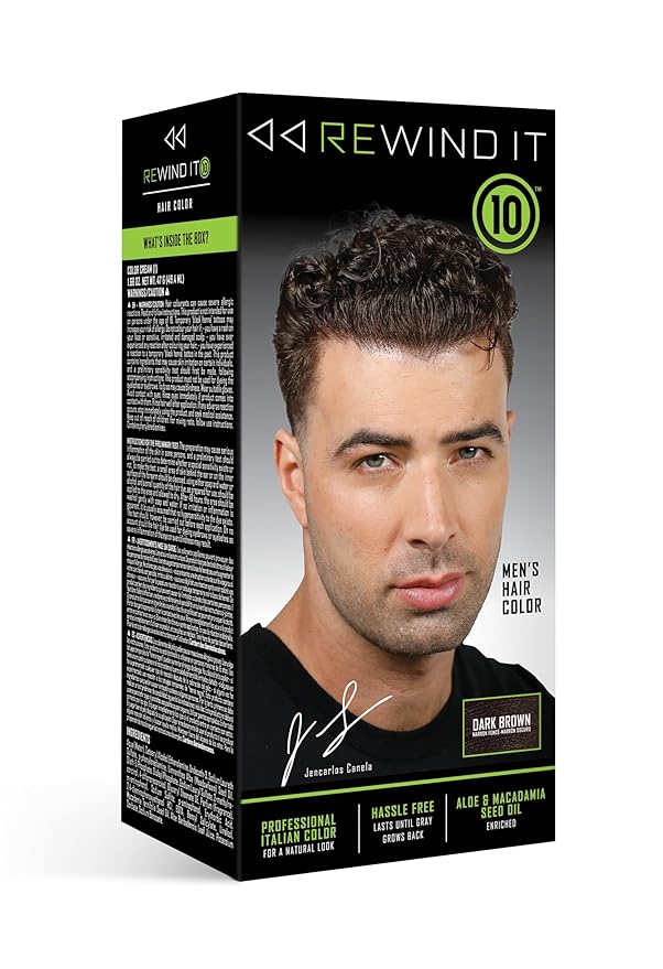 Dark Brown Men's Hair Color